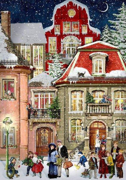 Puzzle - In der Häusergasse - 1000 Teile