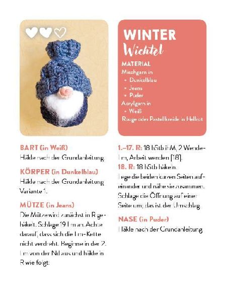 55 x häkeln - Mini-Wichtel: Dein Kartenset