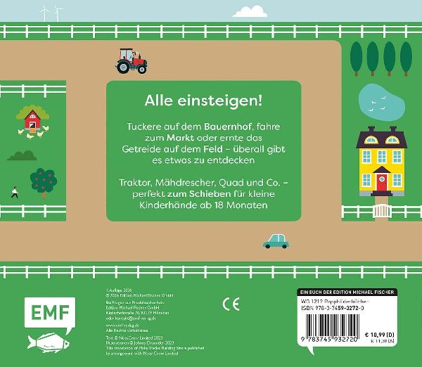 Tut, Tut! - Mein Schiebebuch: Lass uns Traktor fahren!