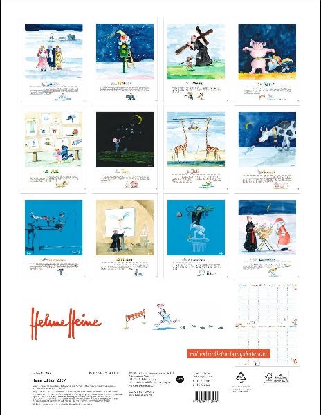 Helme Heine: Edition Kalender 2027