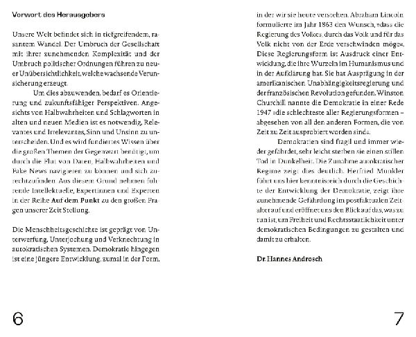 Die Zukunft der Demokratie