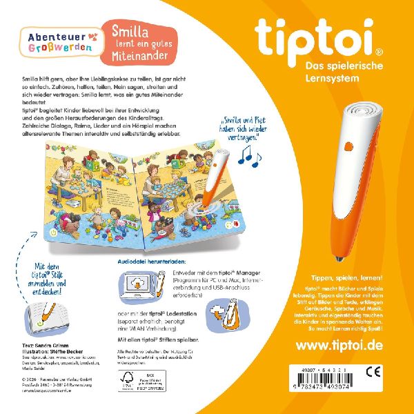 tiptoi® Abenteuer Großwerden - Smilla lernt ein gutes Miteinander