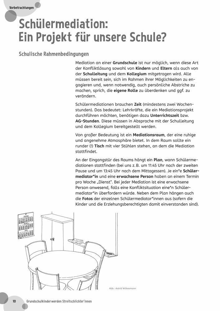 Grundschulkinder werden Streitschlichter*innen
