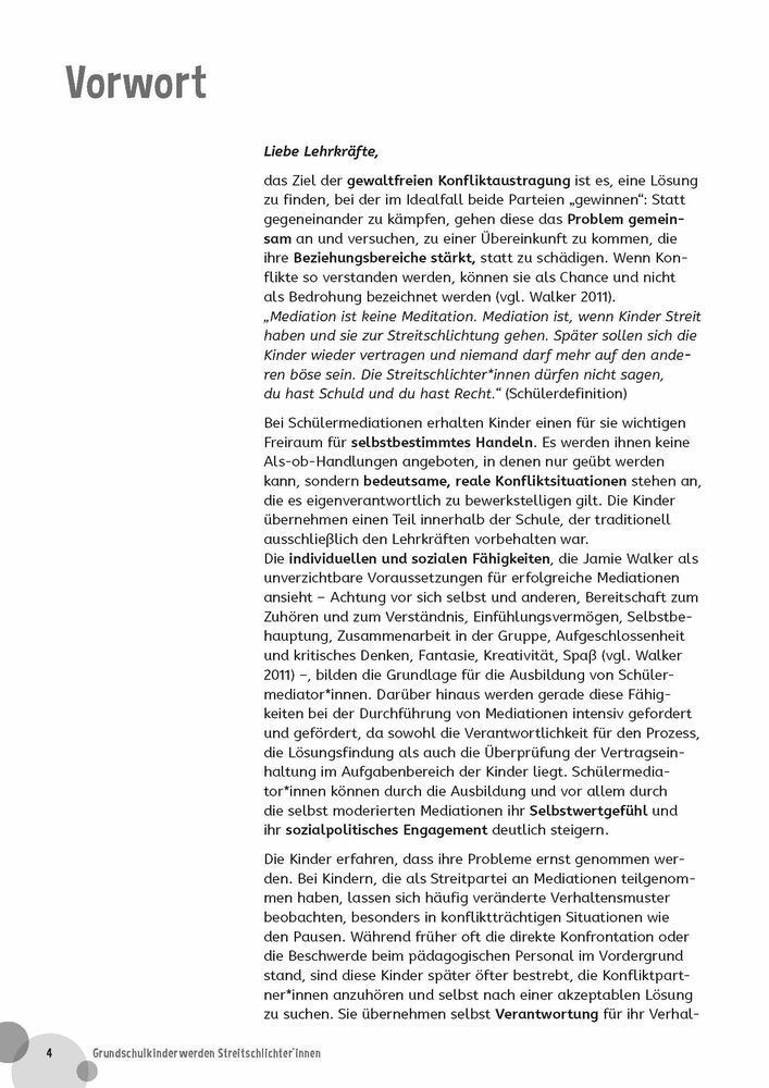 Grundschulkinder werden Streitschlichter*innen