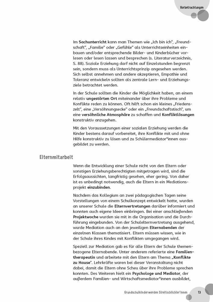 Grundschulkinder werden Streitschlichter*innen