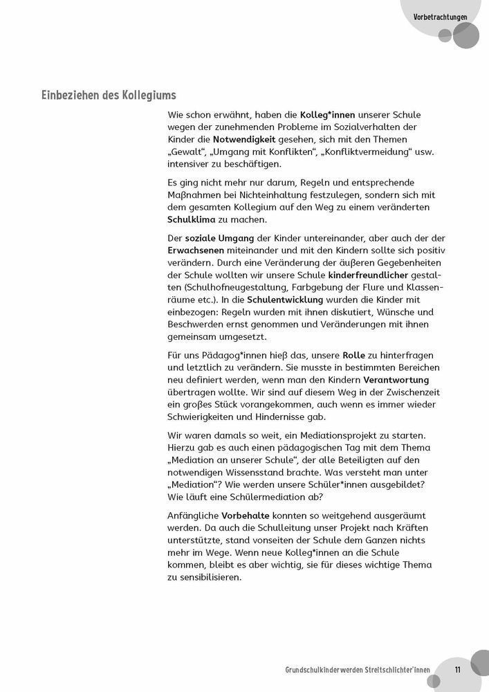 Grundschulkinder werden Streitschlichter*innen