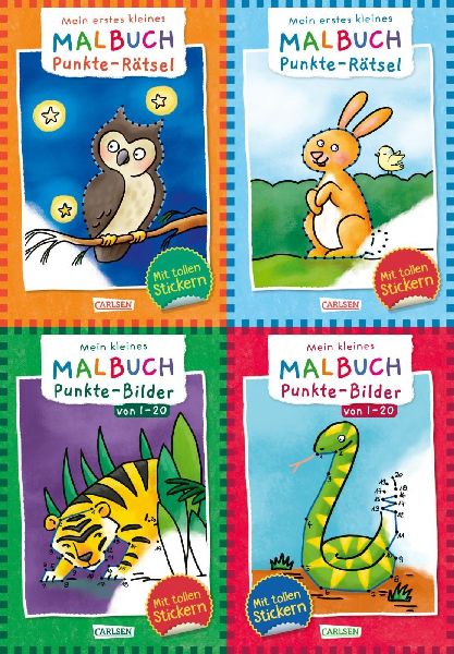 Box: Mein kleines Malbuch: Lustige Punkte-Bilder (4x5 Exemplare)