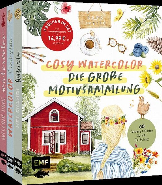 Cosy Watercolor - die große Motivsammlung