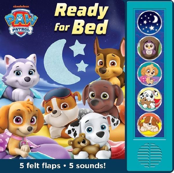 Nickelodeon PAW Patrol: Ready for Bed Felt Flaps Sound Book
