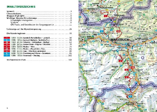 ROTHER Wanderführer Alpenüberquerung Garmisch - Sterzing. 7 Etappen von Oberbayern nach Südtirol - mit zwei Varianten