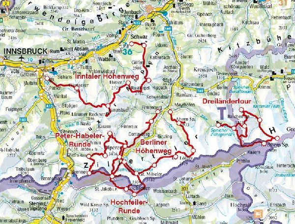 ROTHER Wanderführer Von Hütte zu Hütte Zillertal. 5 Mehrtagestouren in den Zillertaler und Tuxer Alpen - mit dem Berliner Höhenweg