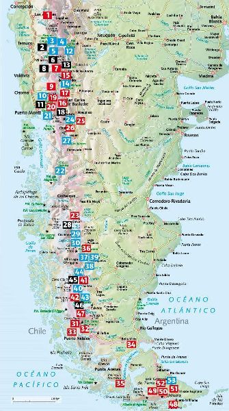 ROTHER Wanderführer Patagonien und Feuerland. 53 Touren - von kurzen Wanderungen bis zu mehrtägigen Trekking- und Hochtouren