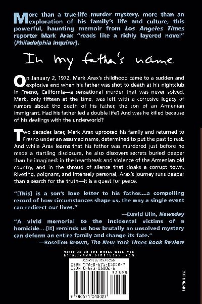 In My Father's Name