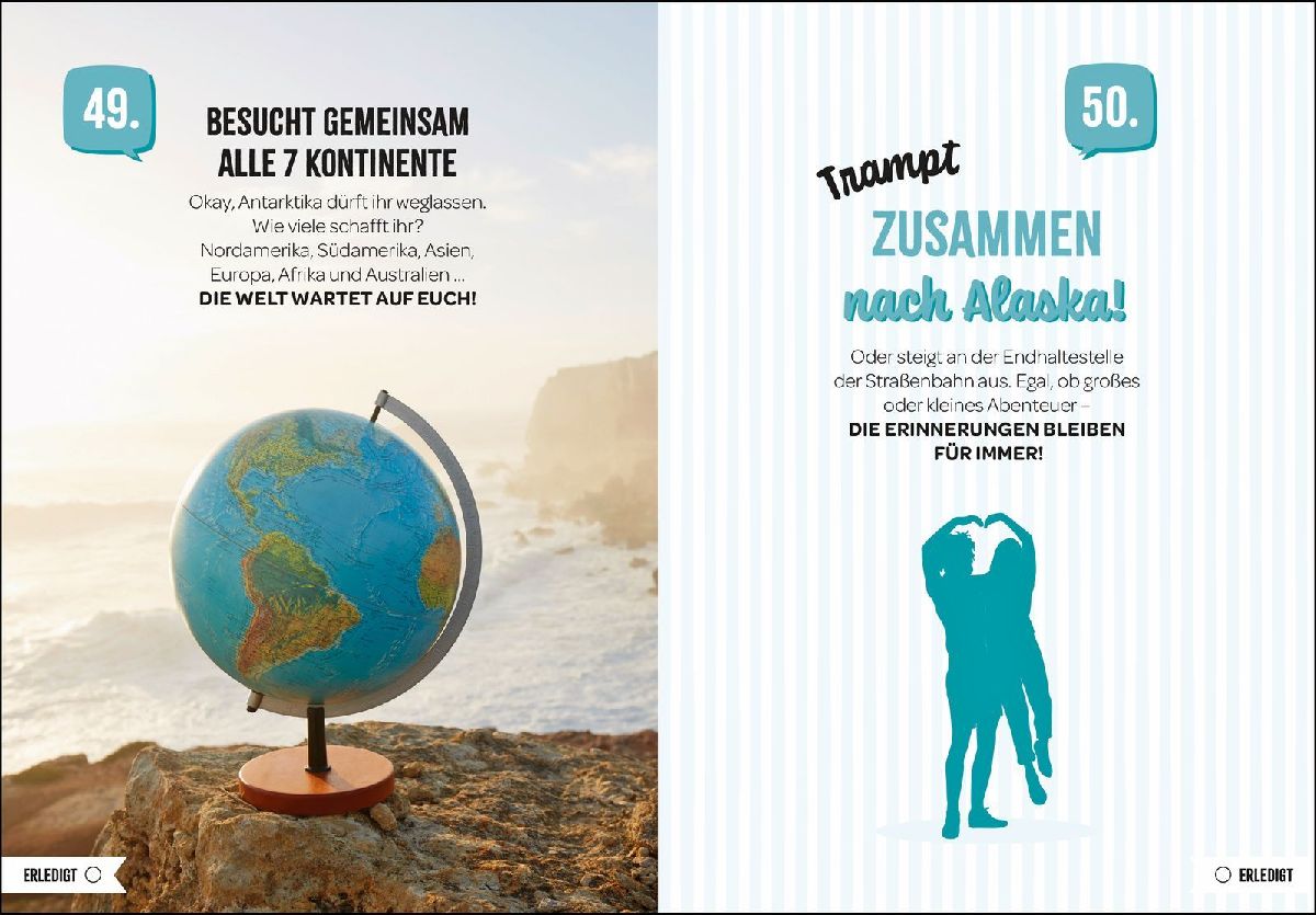 100 Dinge, die jedes Paar einmal tun sollte