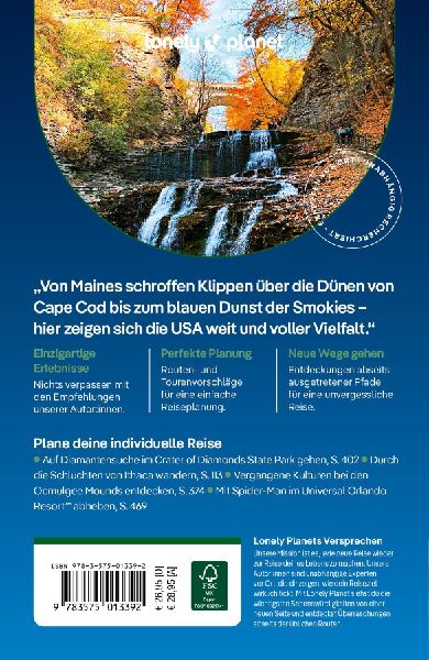 LONELY PLANET Reiseführer USA Osten