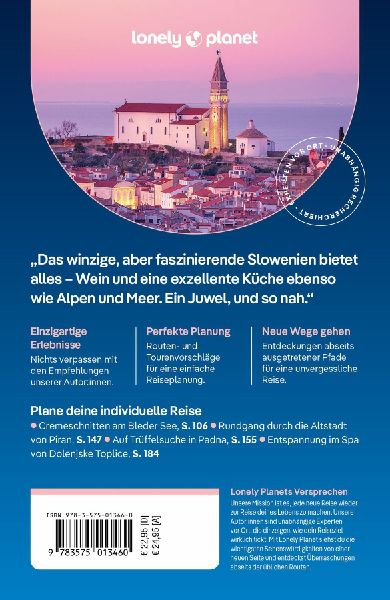 LONELY PLANET Reiseführer Slowenien