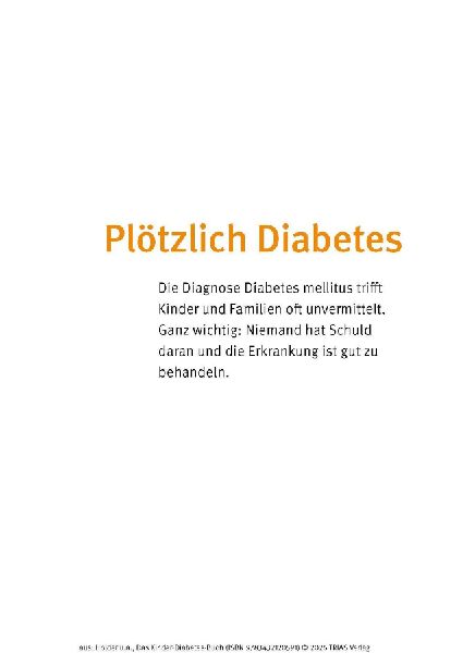 Das Kinder-Diabetes-Buch