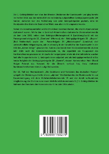 1. Gebirgsdivision (1956 - 1994)