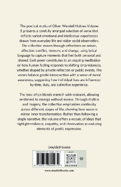 The Poetical Works Of Oliver Wendell Holmes