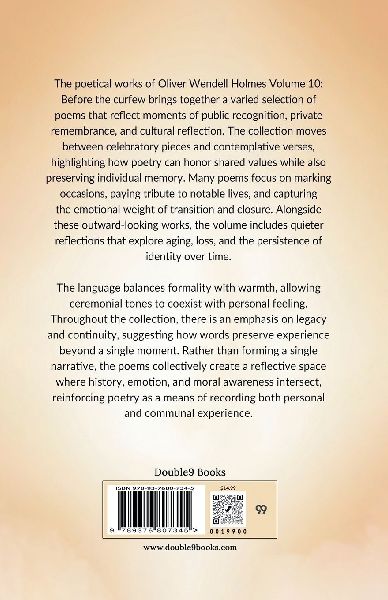 The Poetical Works Of Oliver Wendell Holmes