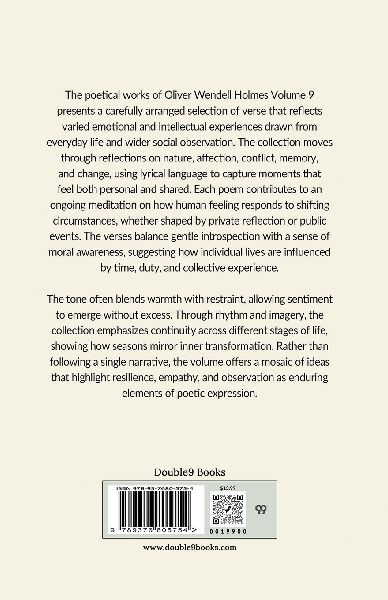 The Poetical Works Of Oliver Wendell Holmes