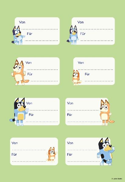Bluey: Mein lustiger Kindergartenblock