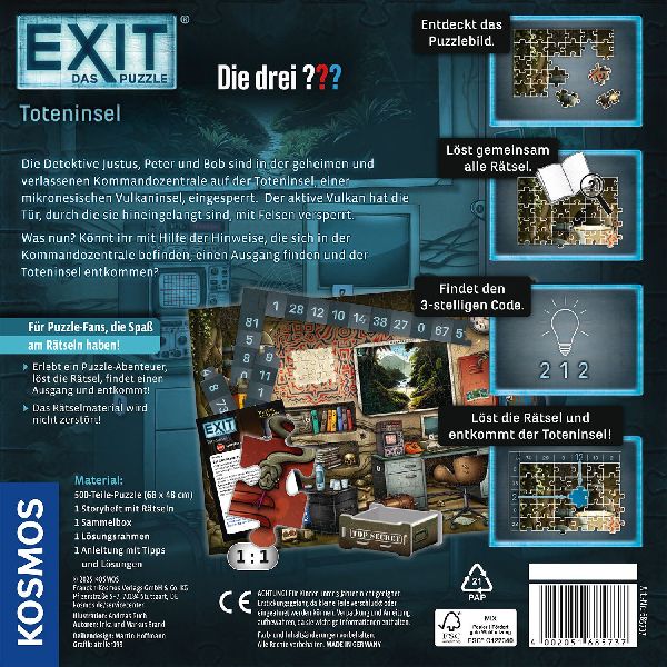 EXIT® Puzzle Die drei ??? Toteninsel