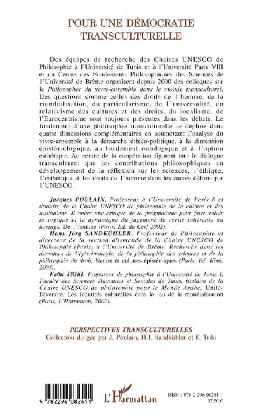 Pour une démocratie transculturelle