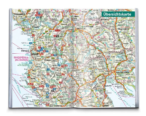 KOMPASS Wanderführer Albanien, 50 Touren mit Extra-Tourenkarte