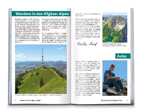 KOMPASS Wanderführer Allgäu, Allgäuer Alpen, 60 Touren mit Extra-Tourenkarte