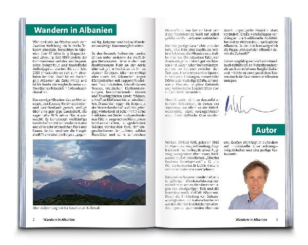 KOMPASS Wanderführer Albanien, 50 Touren mit Extra-Tourenkarte