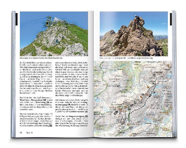 KOMPASS Wanderführer Allgäu, Allgäuer Alpen, 60 Touren mit Extra-Tourenkarte