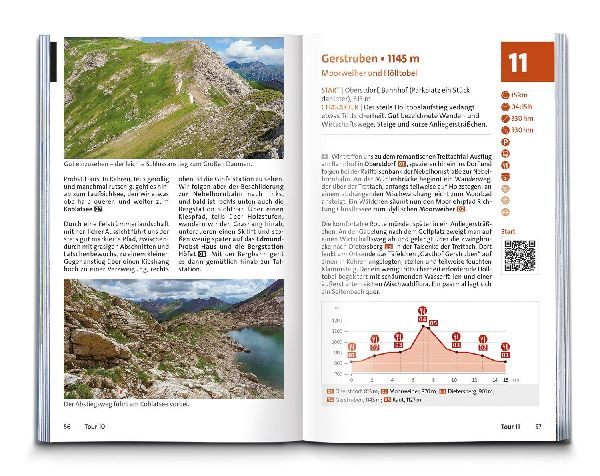KOMPASS Wanderführer Allgäu, Allgäuer Alpen, 60 Touren mit Extra-Tourenkarte