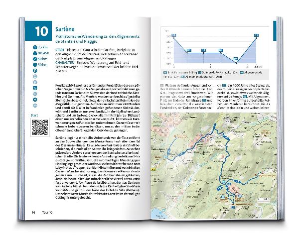 KOMPASS Wanderführer Korsika, 80 Touren mit Extra-Tourenkarte