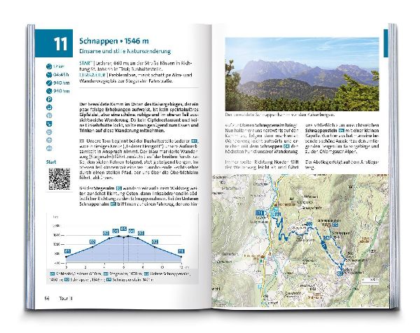 KOMPASS Wanderführer Kaisergebirge, Wilder Kaiser, Zahmer Kaiser, Kaiserwinkl, Thiersee-Pendling,60 Touren mit Extra-Tourenkarte