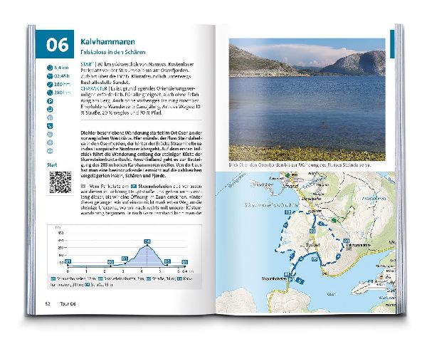 KOMPASS Wanderführer Norwegen Mitte, von Fylke Trøndelag bis zum Nationalpark Jodalsbreen, 55 Touren mit Extra-Tourenkarte