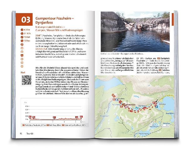KOMPASS Wanderführer Norwegen Süd, von Oslo bis zum Romsdalen, 85 Touren mit Extra-Tourenkarte