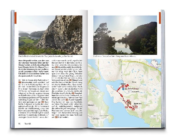 KOMPASS Wanderführer Norwegen Mitte, von Fylke Trøndelag bis zum Nationalpark Jodalsbreen, 55 Touren mit Extra-Tourenkarte