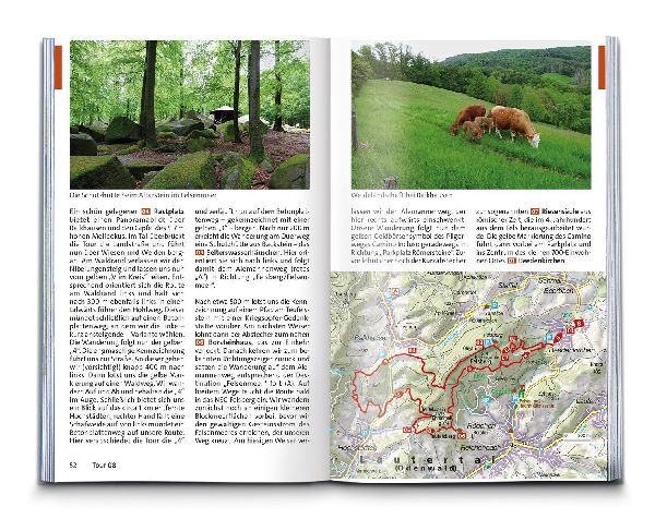 KOMPASS Wanderführer Odenwald, Bergstraße, Neckartal, Heidelberg, 60 Touren mit Extra-Tourenkarte