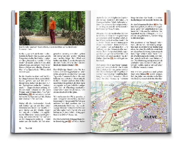 KOMPASS Wanderführer Niederrhein, zwischen Rhein und Maas, 55 Touren mit Extra-Tourenkarte