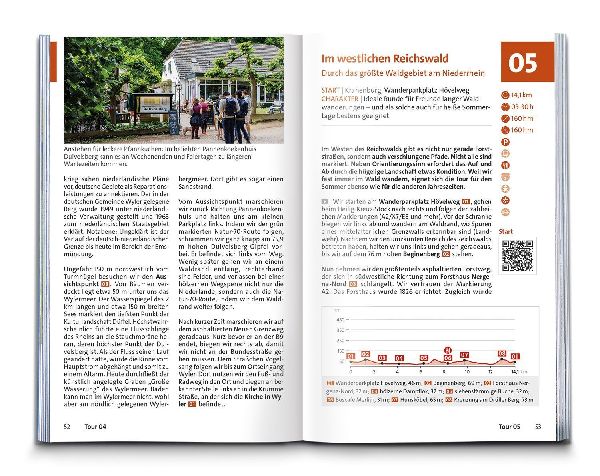 KOMPASS Wanderführer Niederrhein, zwischen Rhein und Maas, 55 Touren mit Extra-Tourenkarte