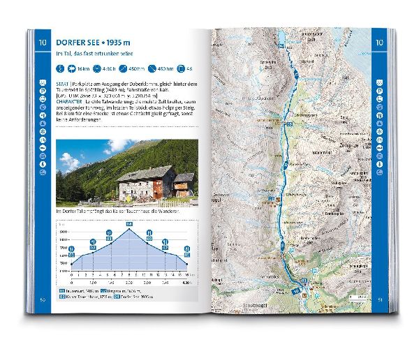 KOMPASS Wanderführer Osttirol, Venediger- und Glocknergruppe, Defereggental, Lienzer Dolomiten, 50 Touren mit Extra-Tourenkarte