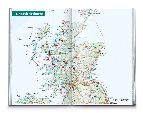 KOMPASS Wanderführer Schottland, 63 Touren mit Extra-Tourenkarte