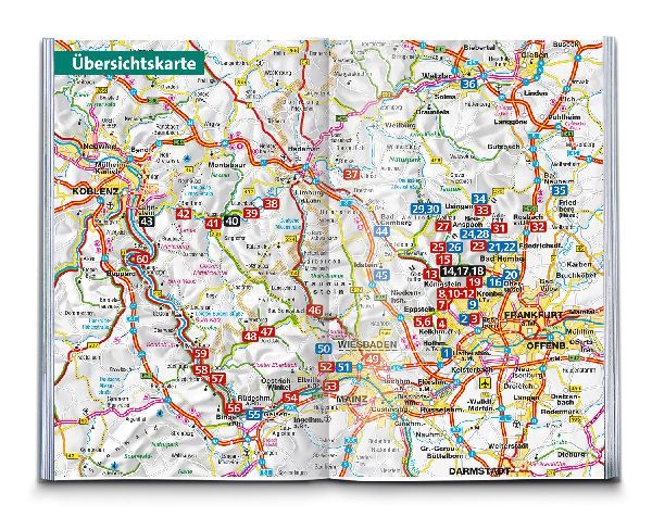 KOMPASS Wanderführer Taunus, Naturpark Taunus, Naturpark Rhein-Taunus, Lahn-Taunus, 60 Touren mit Extra-Tourenkarte