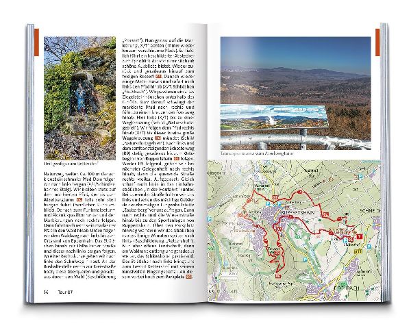 KOMPASS Wanderführer Taunus, Naturpark Taunus, Naturpark Rhein-Taunus, Lahn-Taunus, 60 Touren mit Extra-Tourenkarte