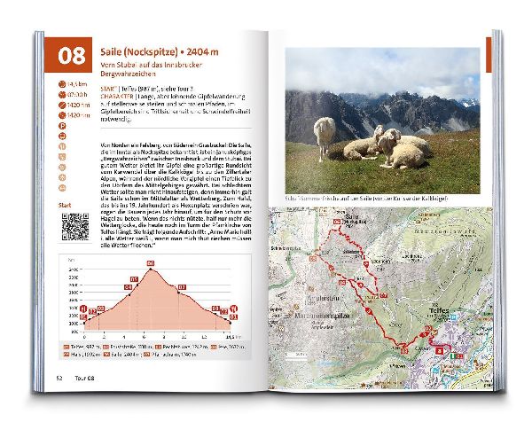 KOMPASS Wanderführer Stubaital und Wipptal mit Gschnitz, Obernberg, Navis, Schmirn, Vals, 65 Touren mit Extra-Tourenkarte