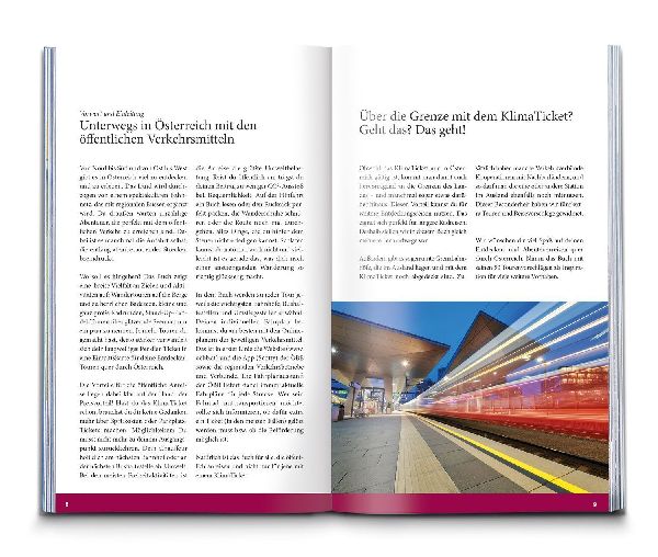 Klimaticket 50 Touren und Trips, Österreich und Grenzbahnhöfe