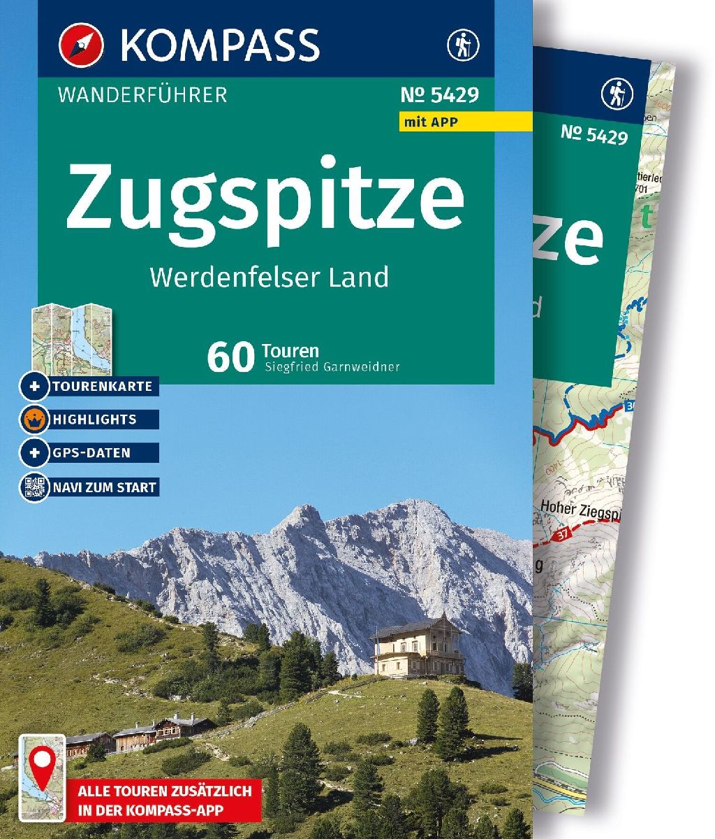 KOMPASS Wanderführer Zugspitze, Werdenfelser Land, 60 Touren ...
