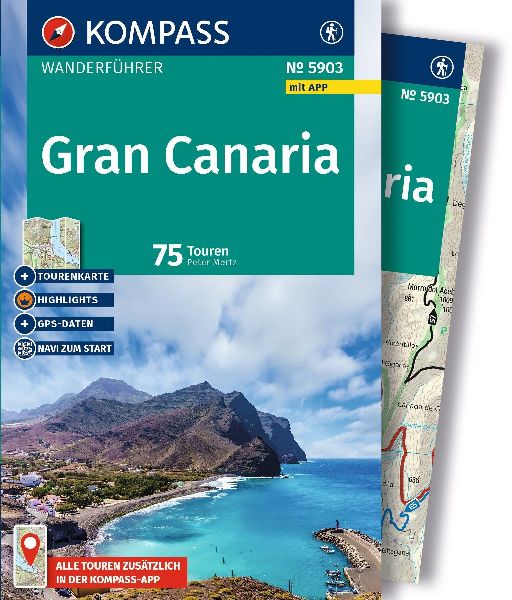 KOMPASS Wanderführer Gran Canaria, 75 Touren mit Extra-Touren...