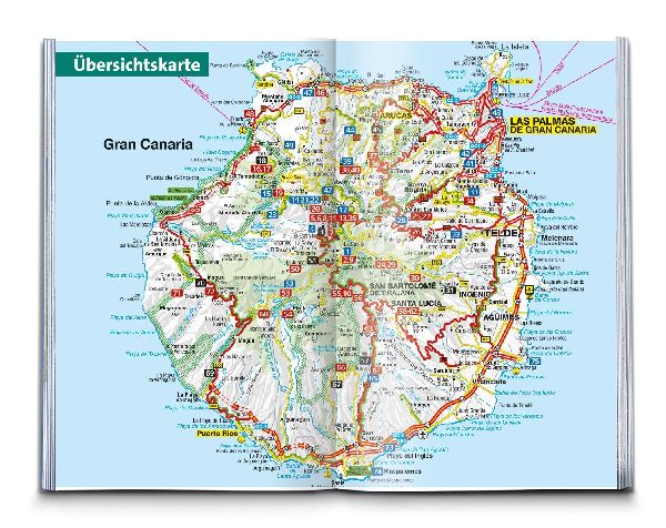KOMPASS Wanderführer Gran Canaria, 75 Touren mit Extra-Tourenkarte
